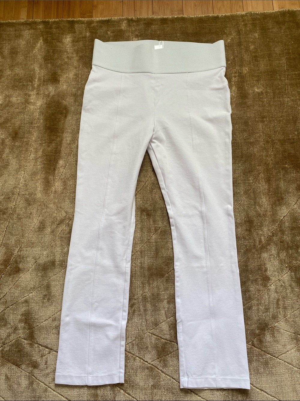 Peter Nygard White nygård slims pull on ankle stretch pants